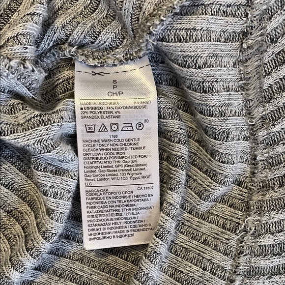 GAP Gray Ribbed Dress - Picture 4 of 4